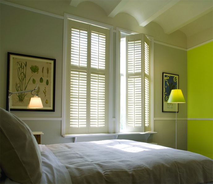 Folding bedrooms shutters - Blinds Norfolk - Norwich Sunblinds