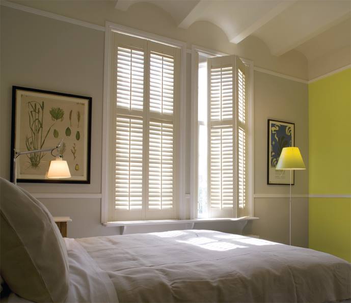 Bedroom shutters - Shutters Norfolk - Norwich Sunblinds
