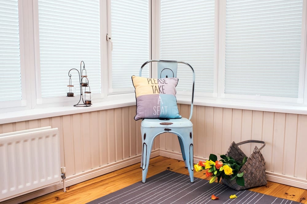 white perfect fit pleated blinds - Blinds Norfolk - Norwich Sunblinds