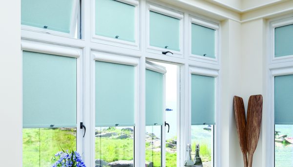 Mineral Verdigris Perfect Fit roller blind - Norwich Sunblinds