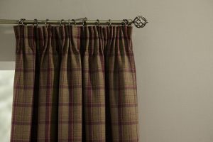 Close up iLiv art deco berry curtain fabric - Curtains Norfolk - Norwich Sunblinds