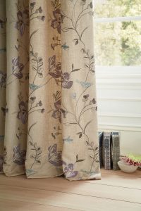 iLiv Hummingbird Amethyst curtain fabric for handmade curtains - Blinds Norfolk - Norwich Sunblinds