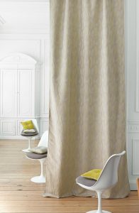 Casadeco ZigZag Gris Jaune curtain fabric for handmade curtains from Norwich Sunblinds - Curtains Norfolk - Norwich Sunblinds