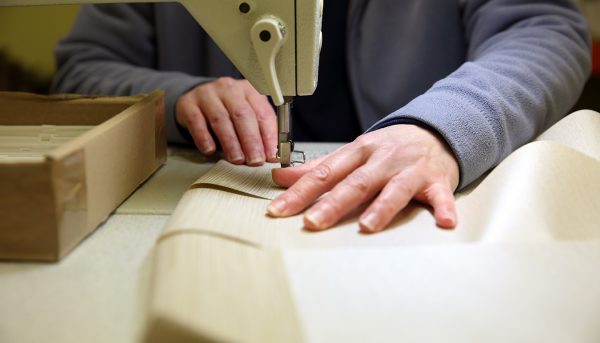 Hand made blinds sewed with a traditional sewing machine - Blinds Norfolk - Norwich Sunblinds