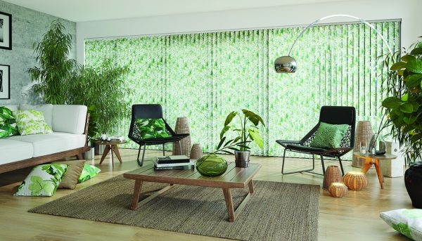 Green Vertical blinds - Blinds Norfolk - Norwich Sunblinds