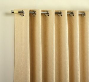 Close up of curtain eyelets - Curtains Norfolk - Norwich Sunblinds