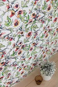 Wildflower Porcelain fabric Blinds Norfolk - Norwich Sunblinds
