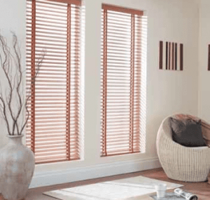 For a classic look go for venetian wooden blinds - Blinds Norfolk - Norwich Sunblinds