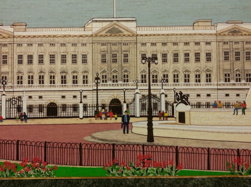Artist Beverly Jackson's Buckingham Palace Image
