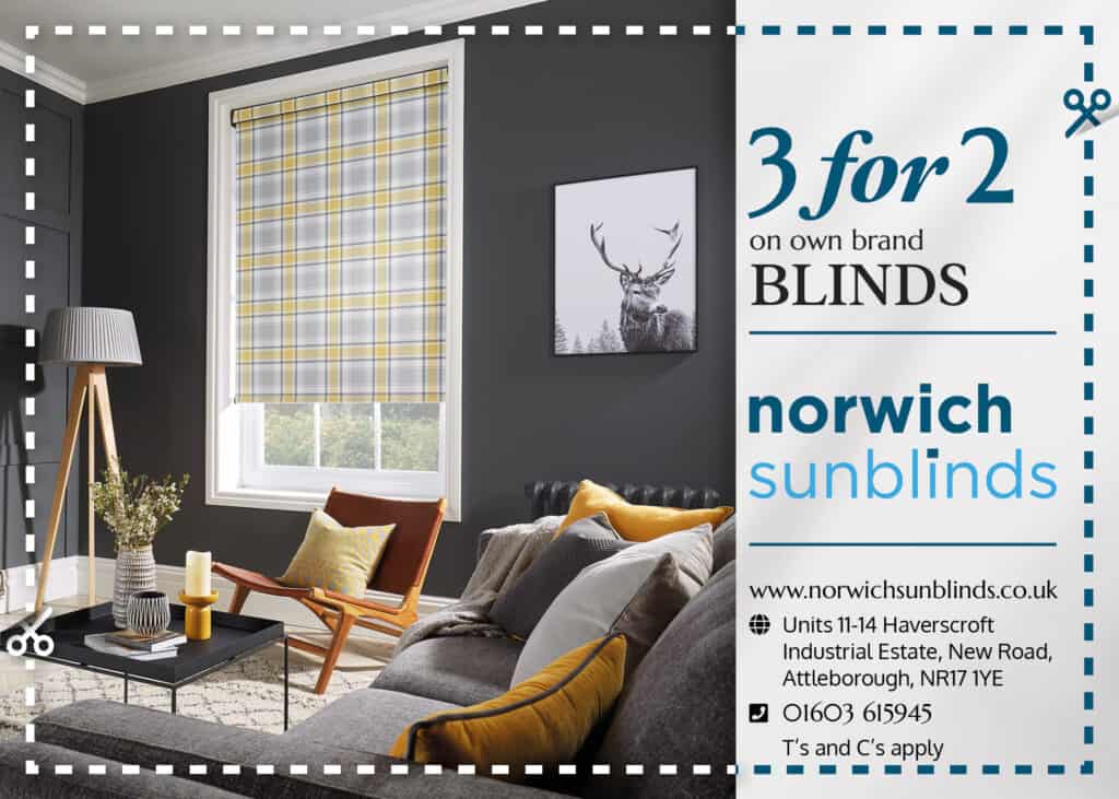 Norwich Sunblinds. Made to measure blinds curtains & shutters