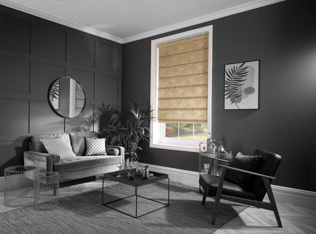 Roman blinds are great for helping keep your room cosy in Autumn and beyond!